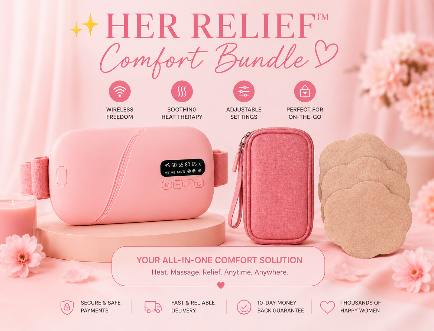 ✨ HER RELIEF™ Ultimate Comfort Bundle 💖